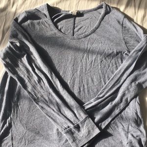 Light purple long sleeve tee shirt